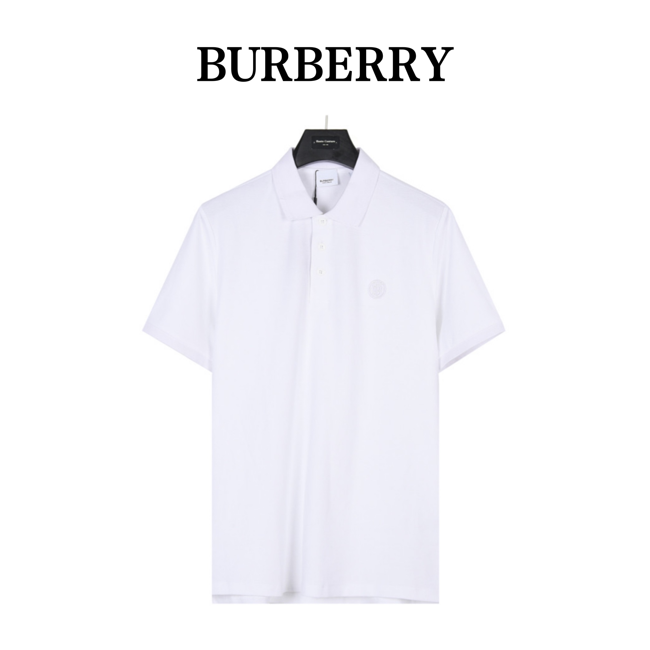 Burberry/巴宝莉 门襟经典胸口标识短袖POLO衫