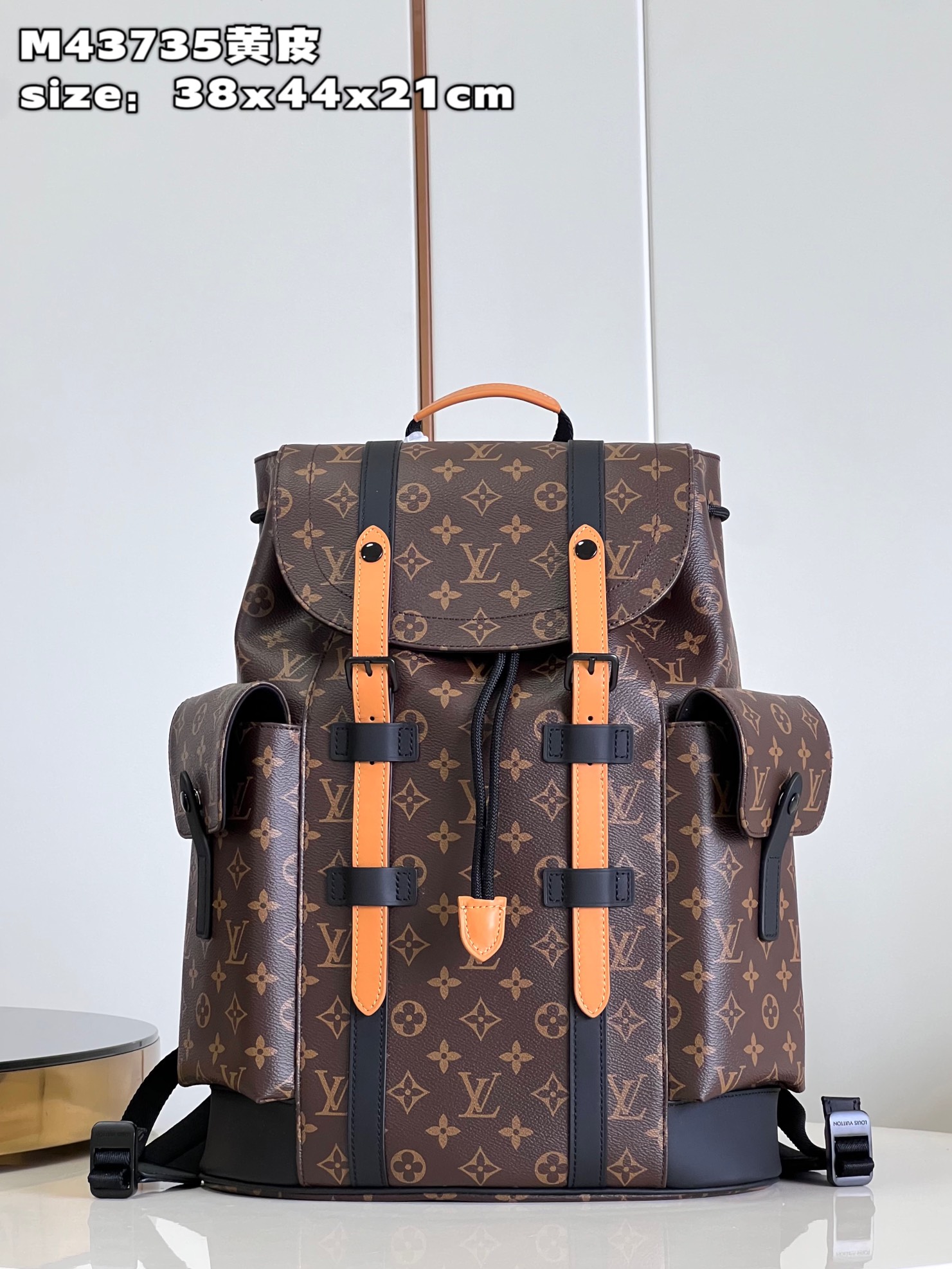 US Sale
 Louis Vuitton LV Christopher Backpack Travel Bags Yellow Monogram Canvas M43735