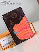 Louis Vuitton Wallet Card pack Monogram Eclipse Canvas Romy M82110
