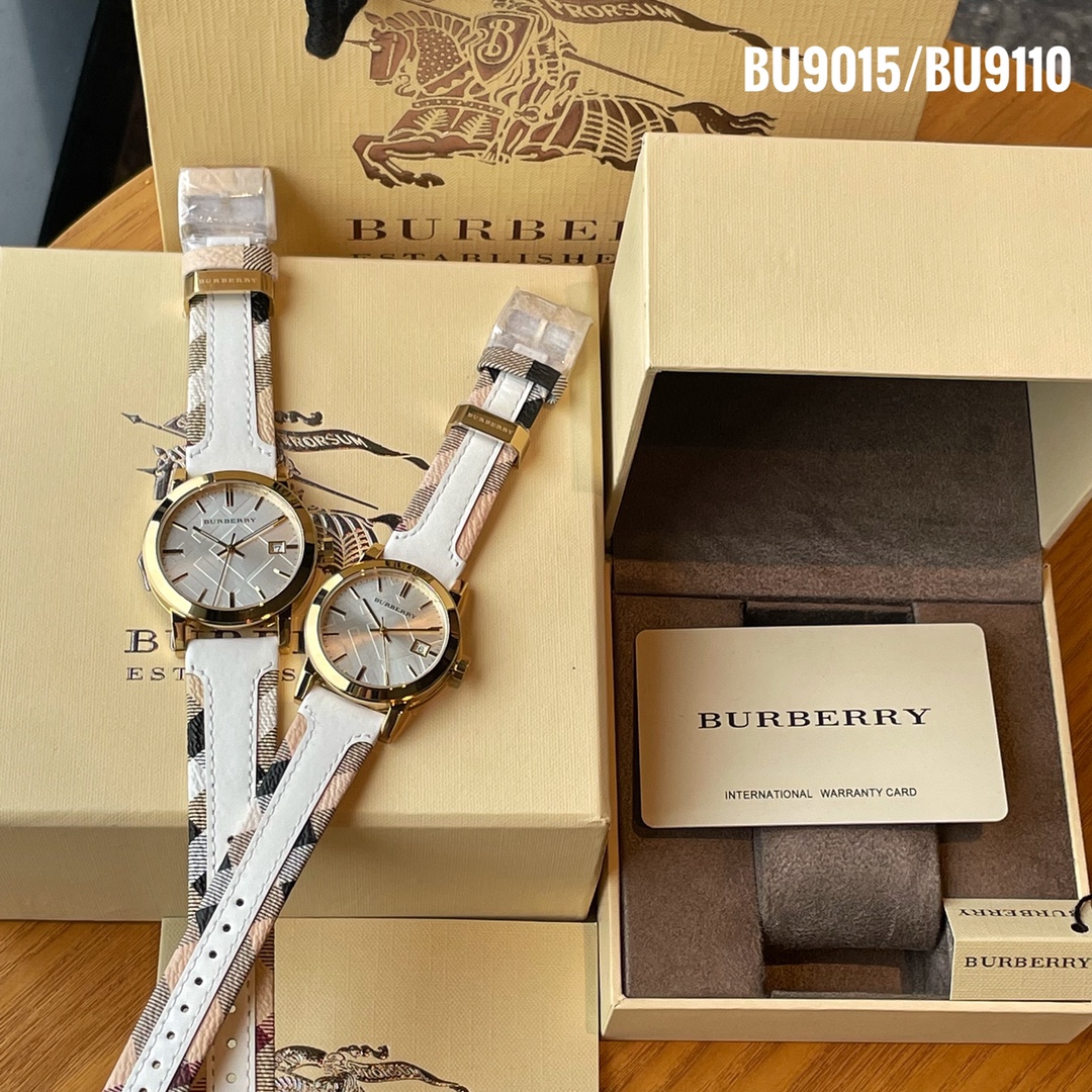 Burberry Steel Watch BU9015 & BU9110: Elegant Design with Platinum Skin - 图片 7