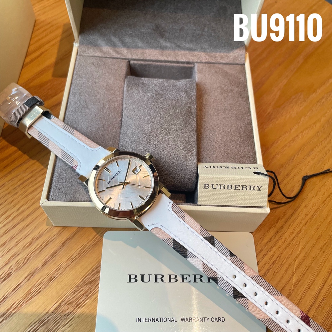 Burberry Steel Watch BU9015 & BU9110: Elegant Design with Platinum Skin - 图片 4