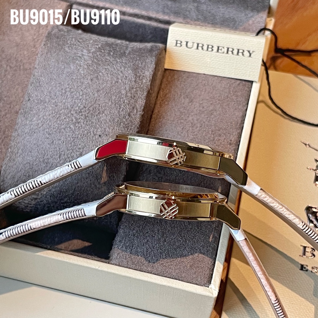 Burberry Steel Watch BU9015 & BU9110: Elegant Design with Platinum Skin - 图片 8