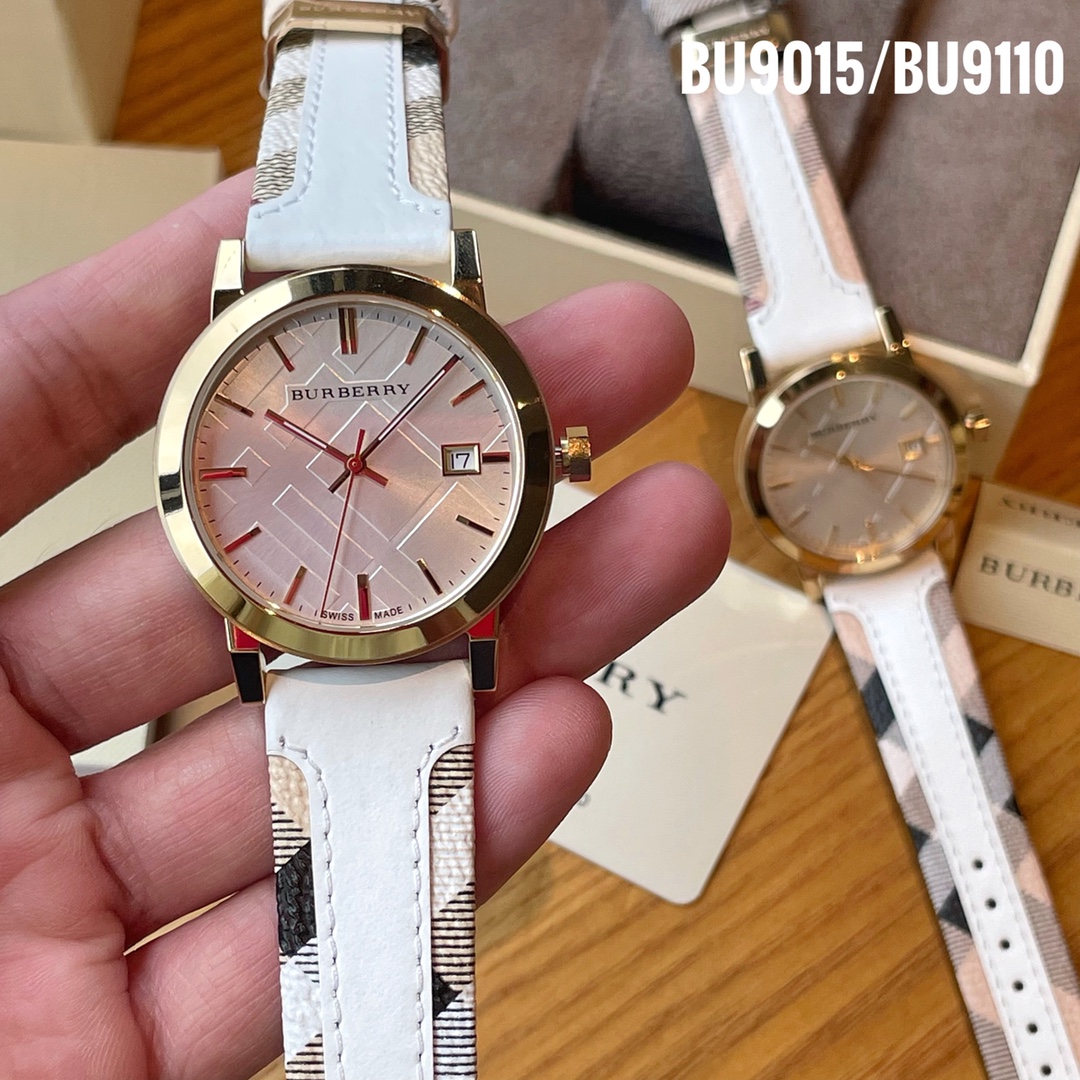 Burberry Steel Watch BU9015 & BU9110: Elegant Design with Platinum Skin - 图片 5