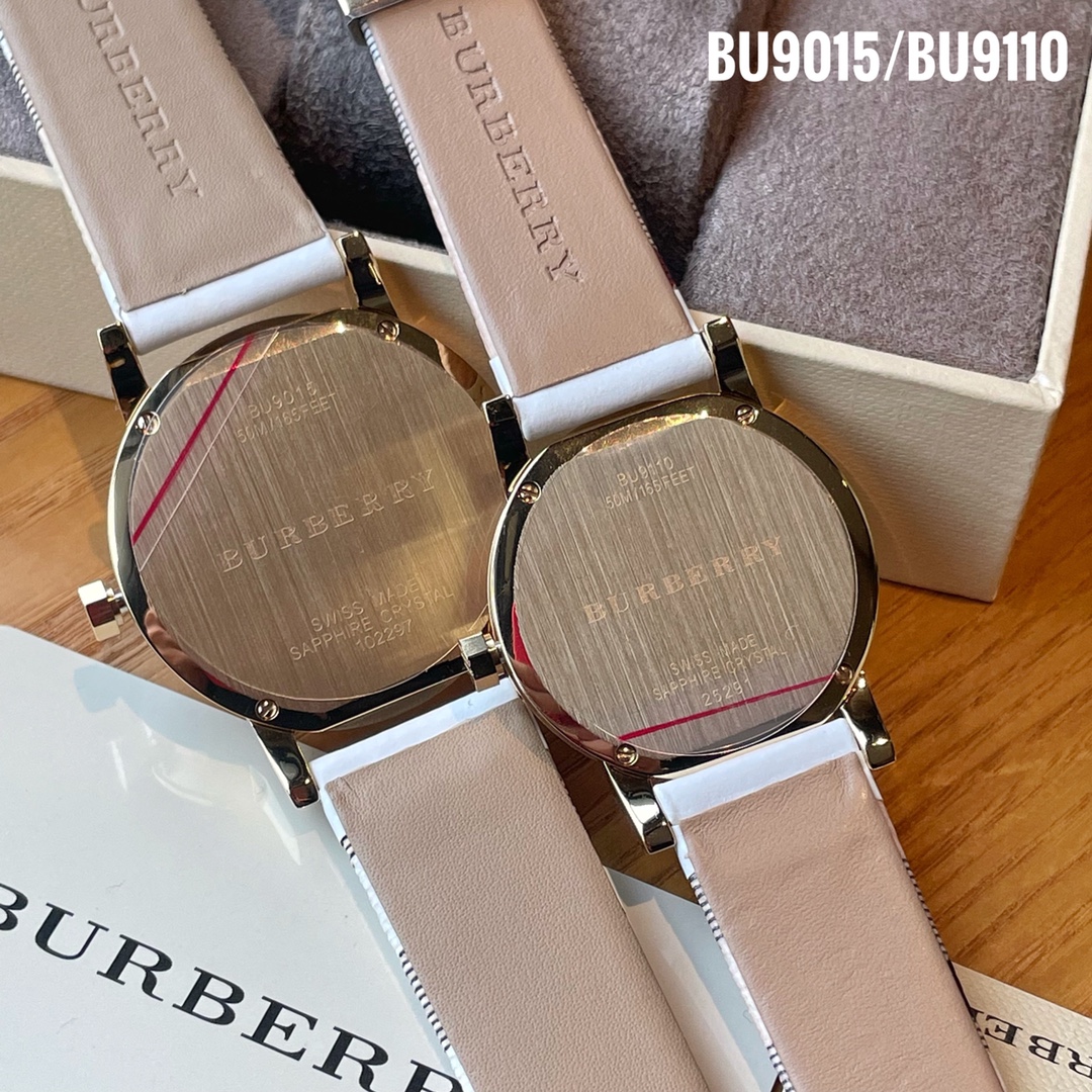 Burberry Steel Watch BU9015 & BU9110: Elegant Design with Platinum Skin - 图片 9