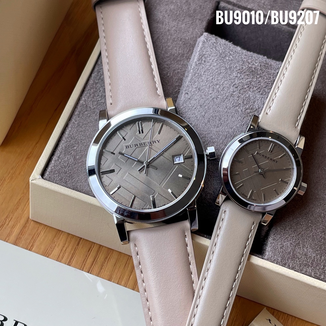 Burberry Paper Watches: Models BU9010, BU9207 with Steel Shell and Real Skin Tablet - 图片 4