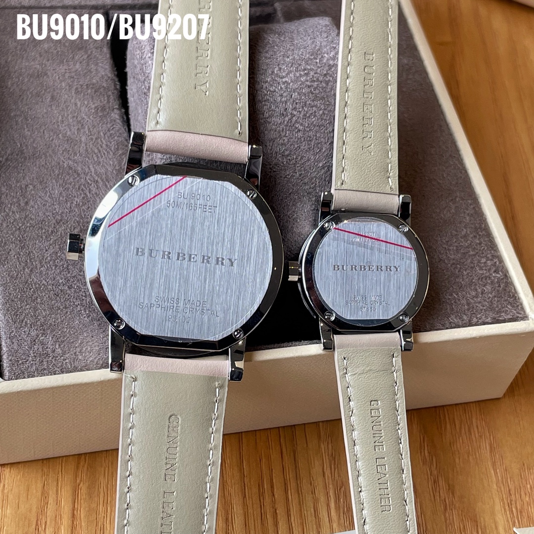 Burberry Paper Watches: Models BU9010, BU9207 with Steel Shell and Real Skin Tablet - 图片 9