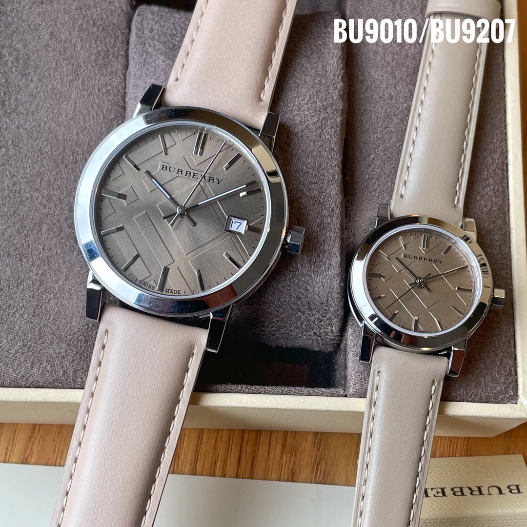 Burberry Paper Watches: Models BU9010, BU9207 with Steel Shell and Real Skin Tablet - 图片 6