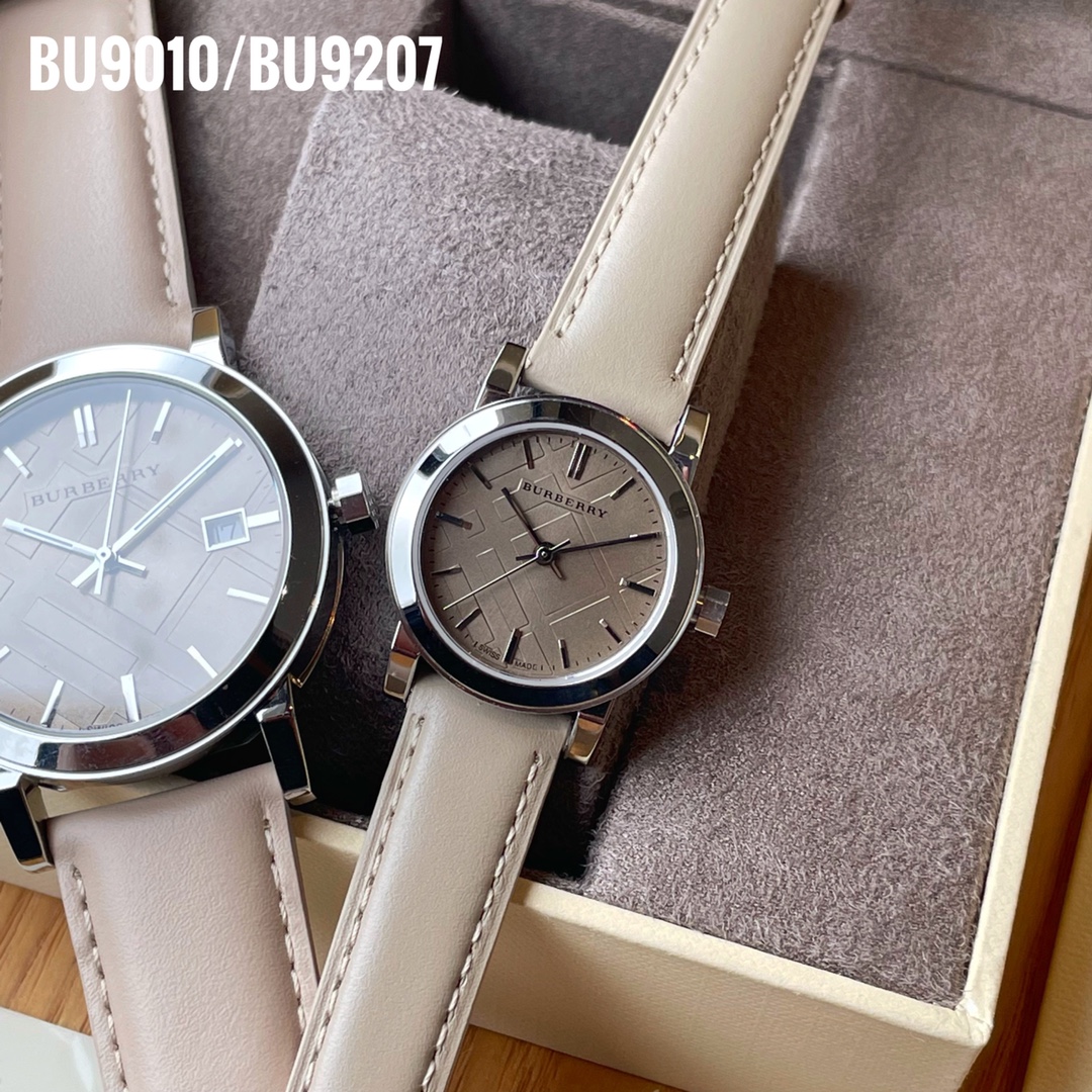 Burberry Paper Watches: Models BU9010, BU9207 with Steel Shell and Real Skin Tablet - 图片 5