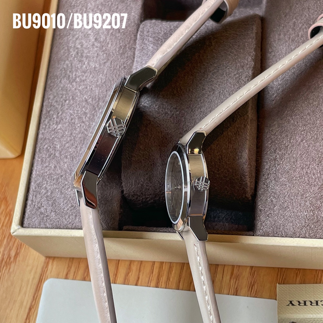 Burberry Paper Watches: Models BU9010, BU9207 with Steel Shell and Real Skin Tablet - 图片 8