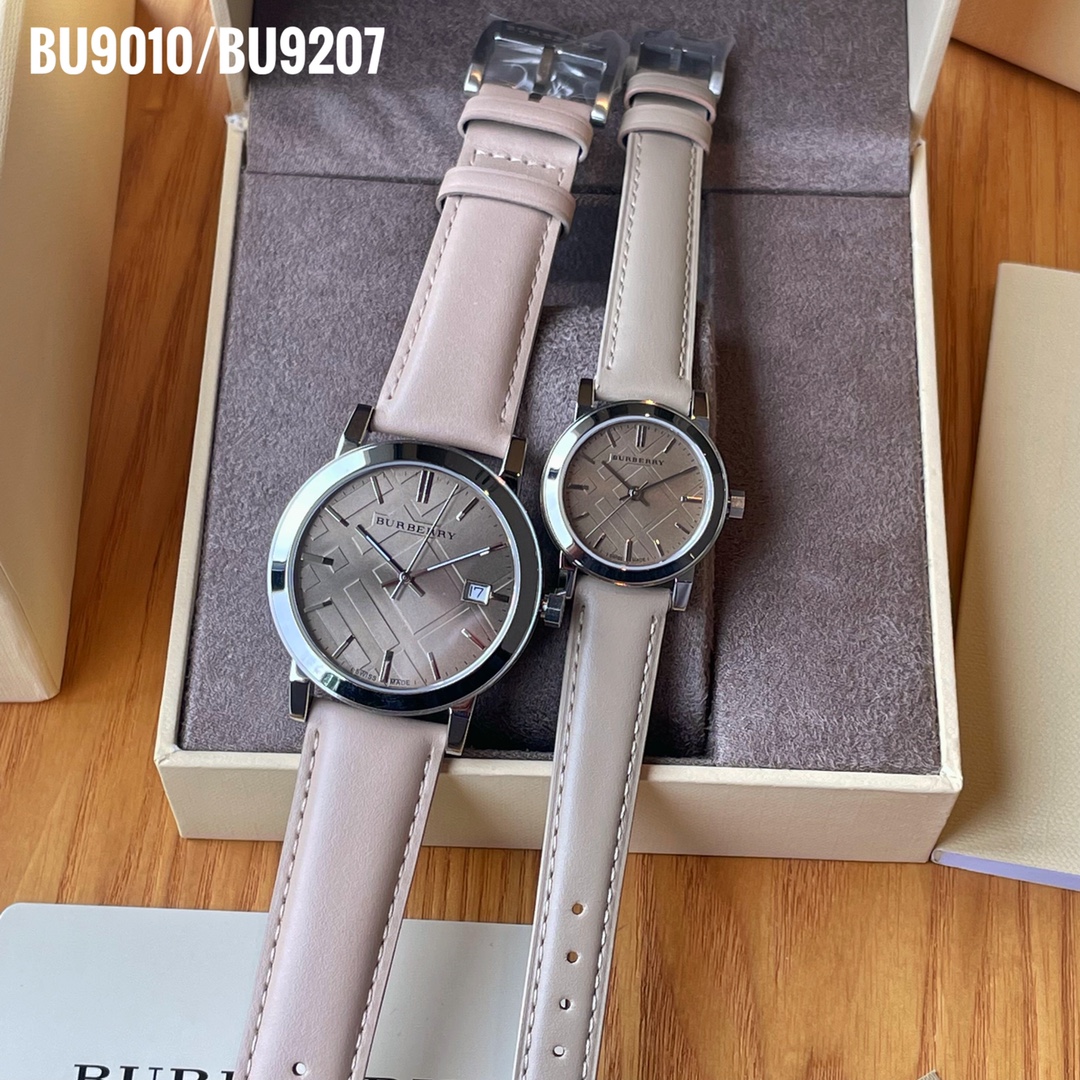 Burberry Paper Watches: Models BU9010, BU9207 with Steel Shell and Real Skin Tablet - 图片 3