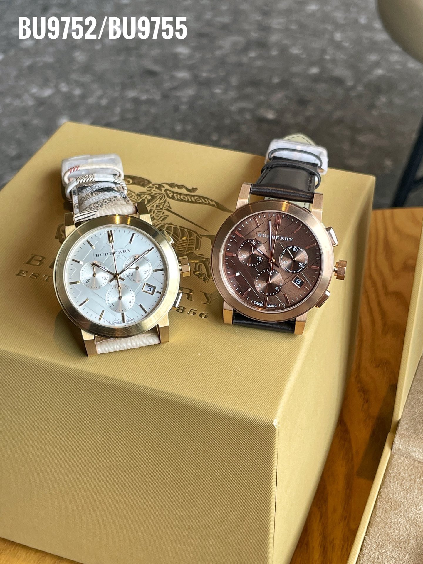 Burberry Pablo Watch: BU9752, BU9755 Models, Steel Shell, Mineral Glass, Real Skin Tablet - 图片 6