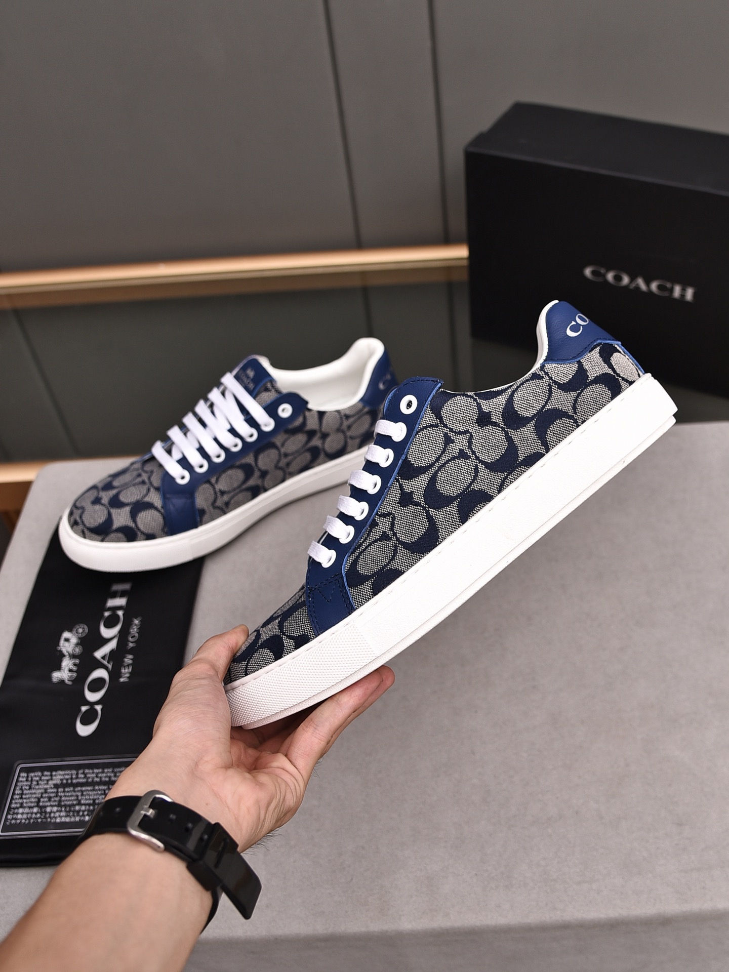 Coach Men's Low Top Lace-Up Sneakers - Stylish, Versatile, All-Season Comfort 3 i1685634440 9253 1