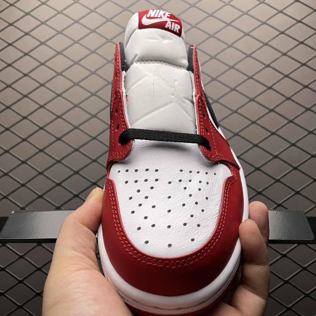S纯原版本 Air Jordan 1 Retro Low AJ1乔1 低帮 芝加哥 -600 国内一线头
