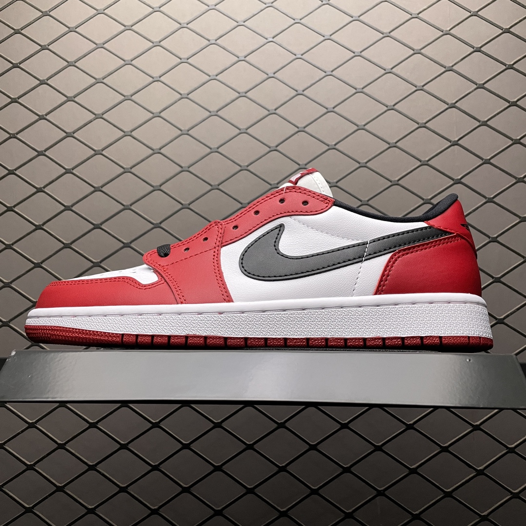 S纯原版本 Air Jordan 1 Retro Low AJ1乔1 低帮 芝加哥 -600 国内一线头
