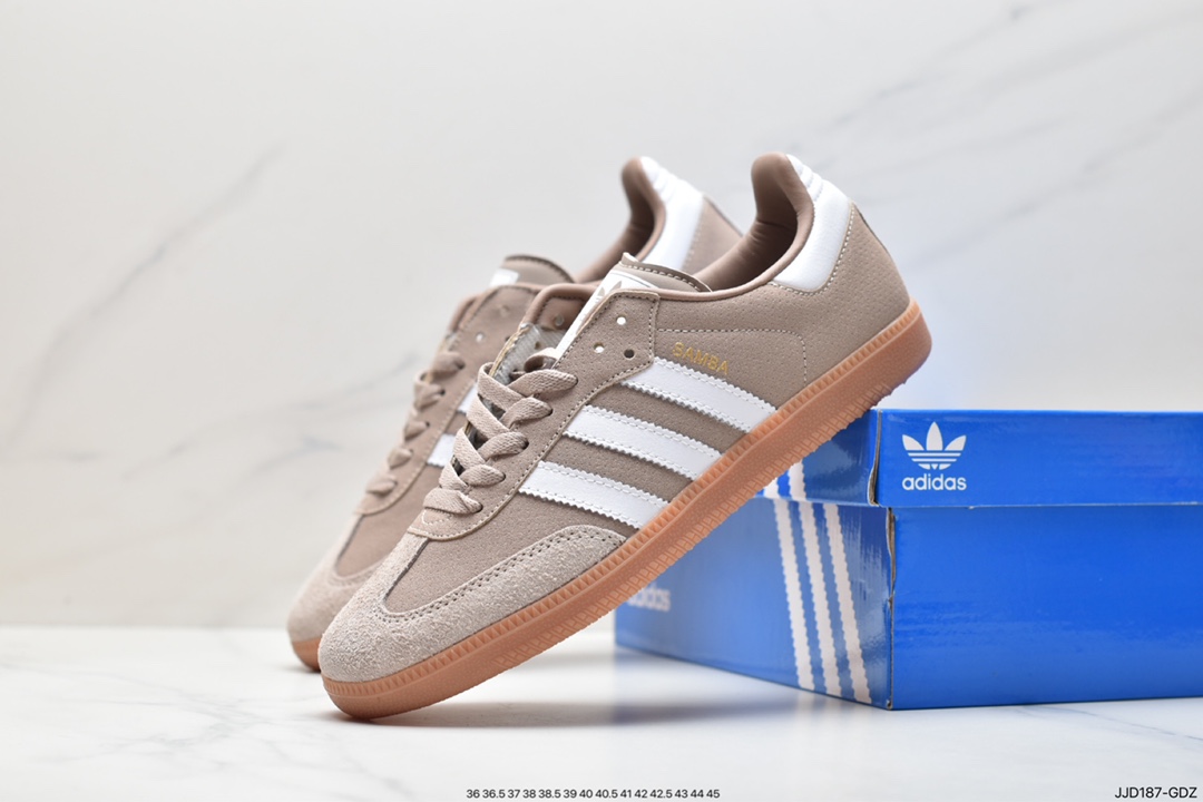 Adidas Originals Gazelle Indoor clover retro casual non-slip wear-resistant low-cut sneakers HP7903