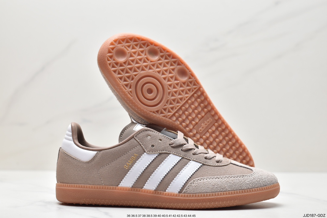 Adidas Originals Gazelle Indoor clover retro casual non-slip wear-resistant low-cut sneakers HP7903