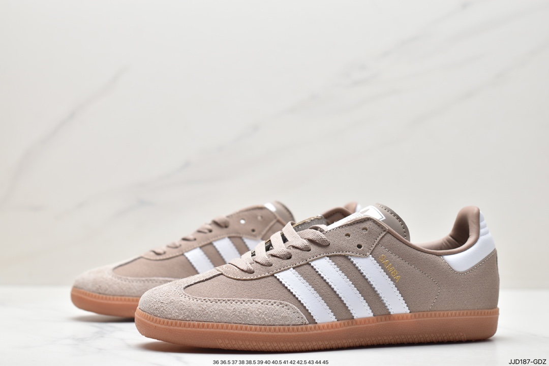 Adidas Originals Gazelle Indoor clover retro casual non-slip wear-resistant low-cut sneakers HP7903