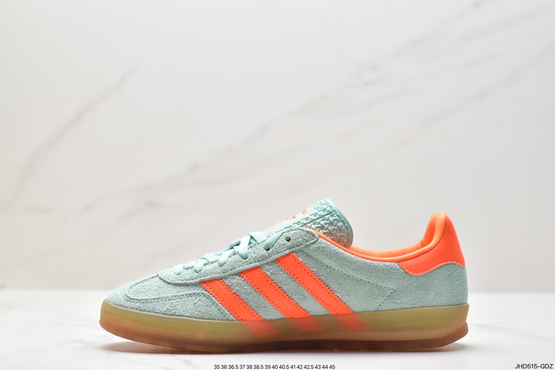 Adidas Originals Gazelle Indoor clover retro casual non-slip wear-resistant low-cut sneakers HQ8714