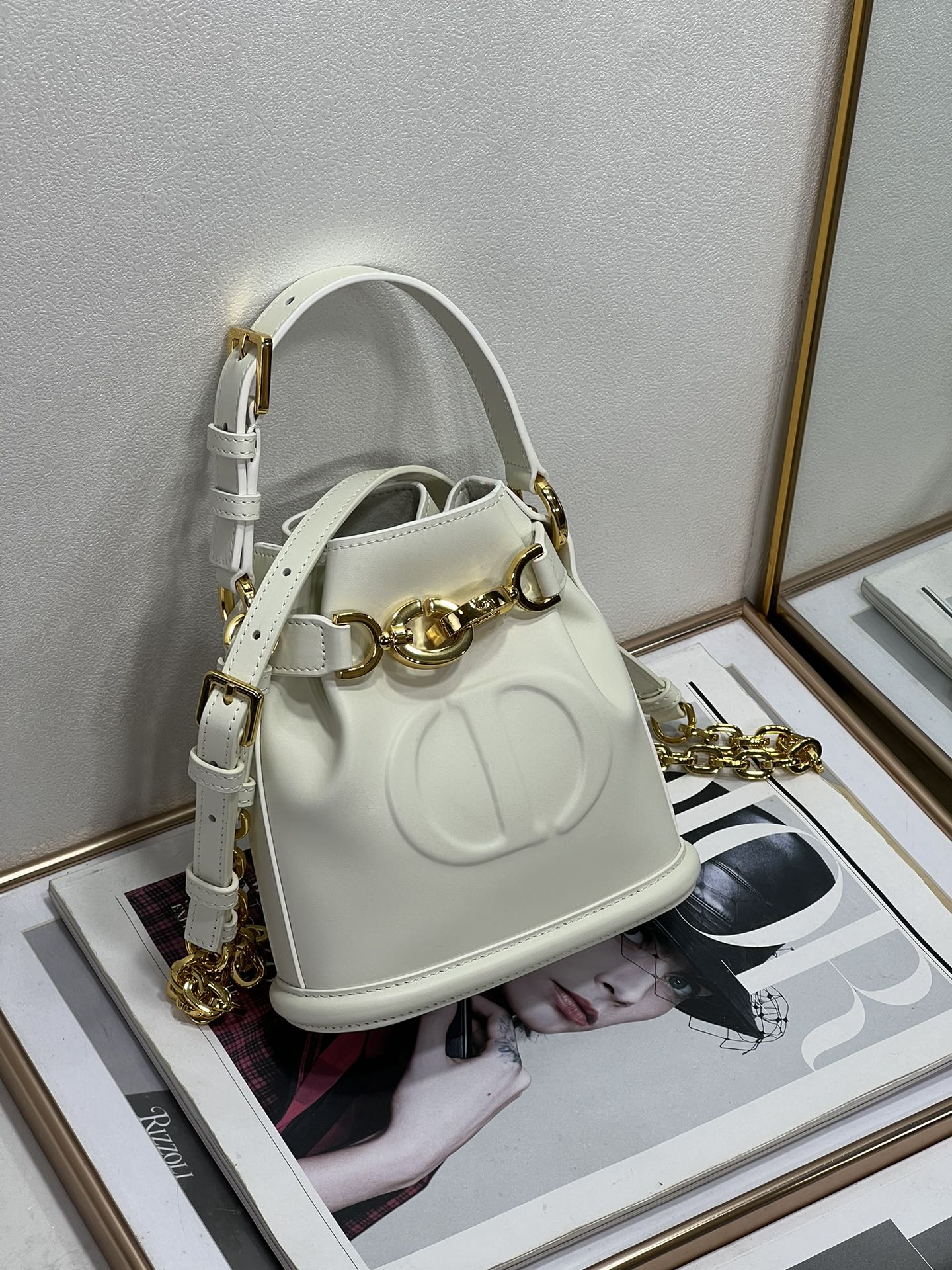 Dior Oblique 水桶包 头层牛皮