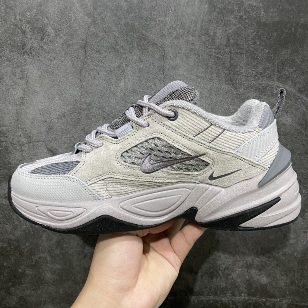 图片[2]-【纯原版本】耐克 Nike M2K Tekno 复古休闲老爹鞋 烟灰色原盒抽屉盒版 市场最优版本 无色差 BV0074-001 尺码：36 36.5 37.5 38 38.5 39 40 40.5 41 42 42.5 43 44 44.5 45-莆田鞋批发中心