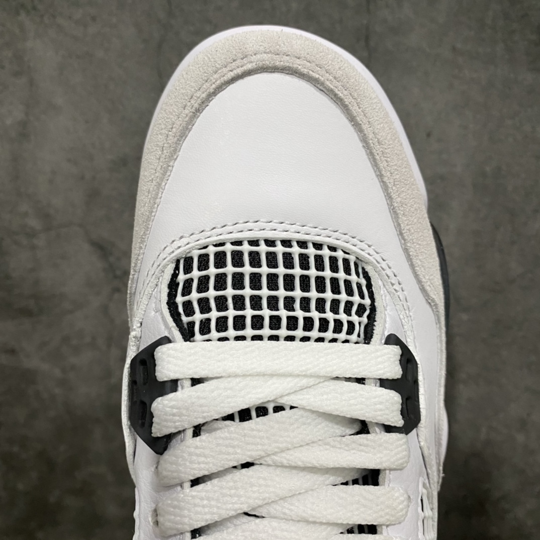 [Women's Shoes Made in Guan] Original Aj4 ”Military Black” Gray White Black Small White Cement 408452-111