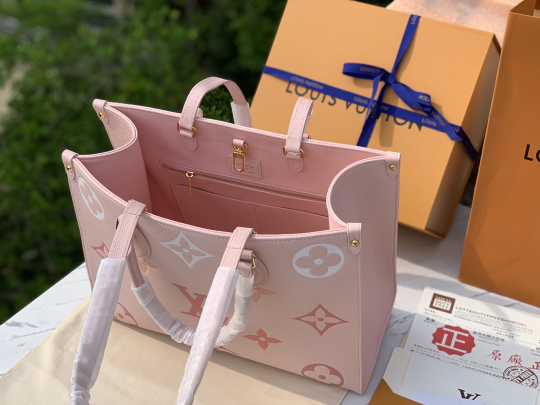 非市场普通货 进口皮料半钢五金 m46542 尺寸34×15×27cm2023🔥限定色，夏季樱花🌸粉 O