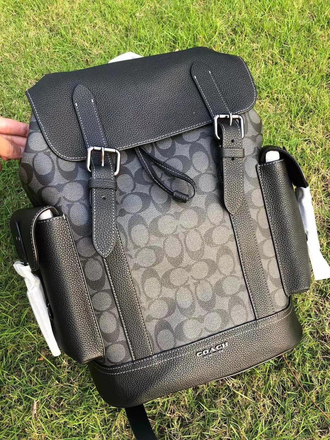 Coach CB839 最新款 男士翻盖Hudson双肩背包/登山包 进口头层牛皮