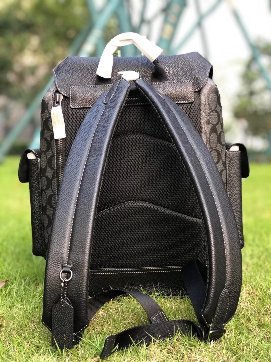 Coach CB839 最新款 男士翻盖Hudson双肩背包/登山包 进口头层牛皮