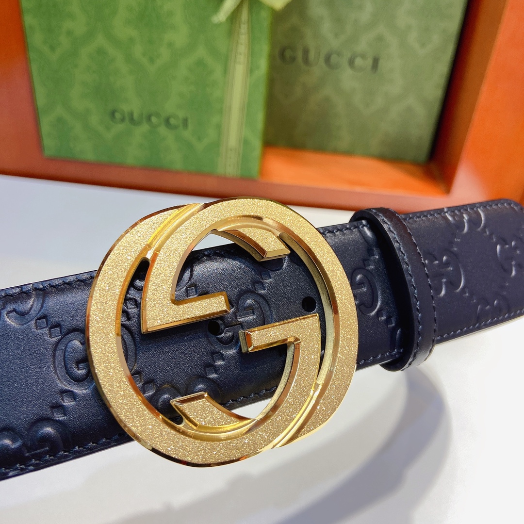 Gucci古奇经典款双面原厂小牛皮压