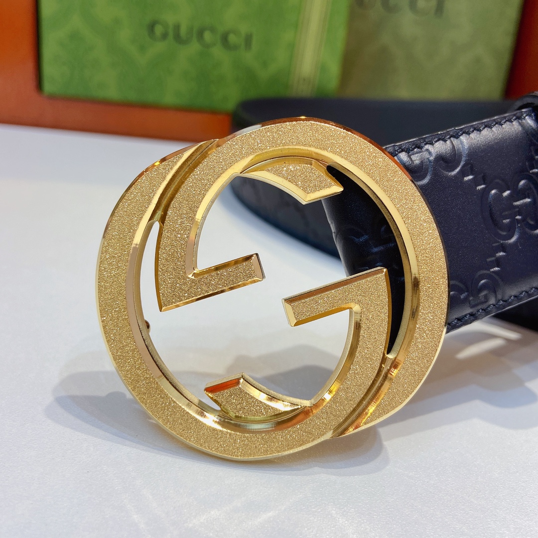 Gucci古奇经典款双面原厂小牛皮压