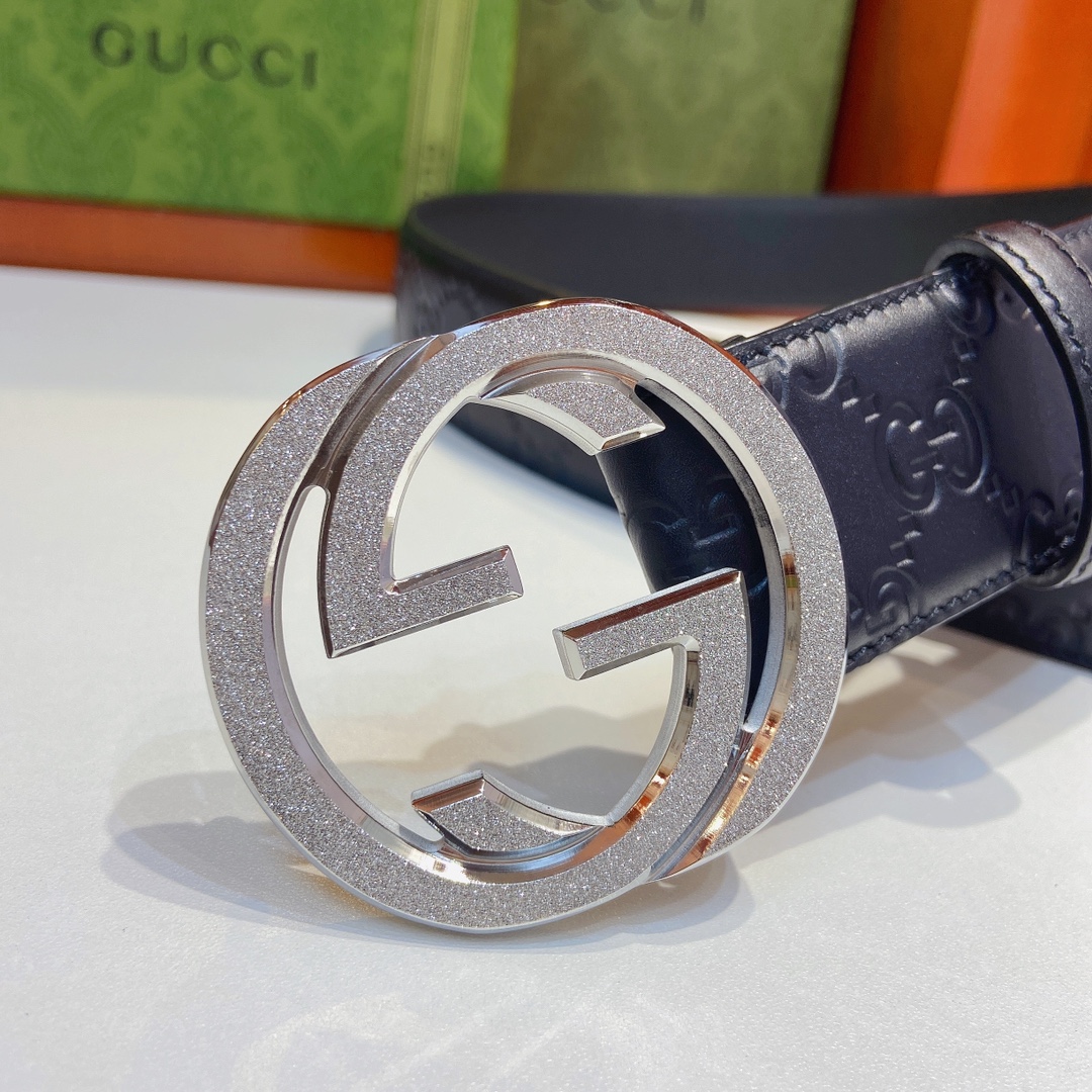 Gucci古奇经典款双面原厂小牛皮压