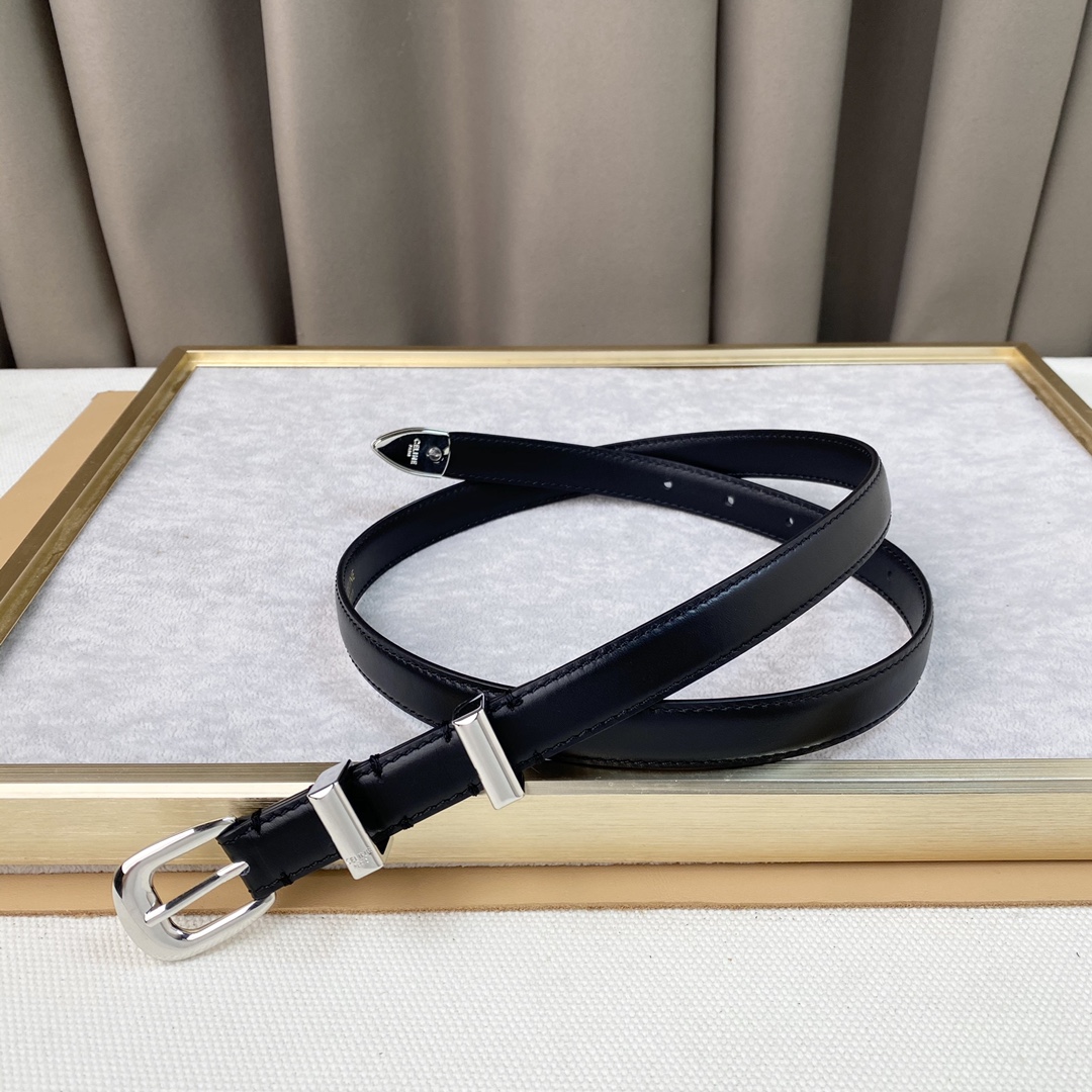Celine新品立体浮标针扣女士腰带