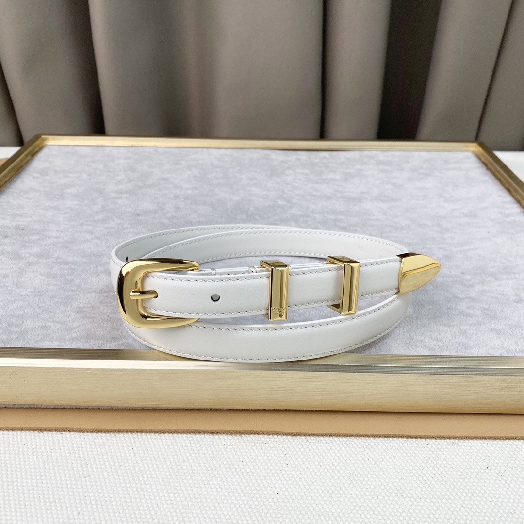 Celine新品立体浮标针扣女士腰带