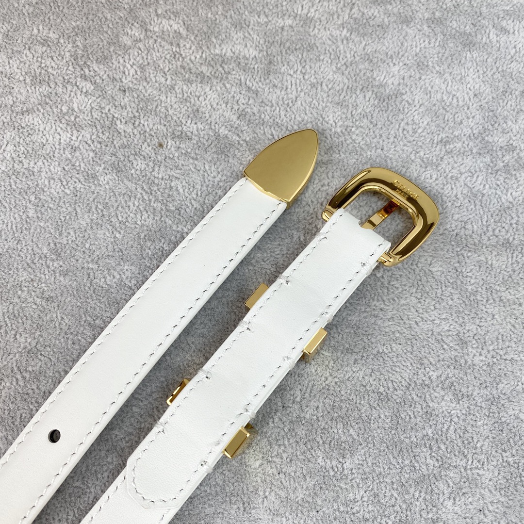 Celine新品立体浮标针扣女士腰带