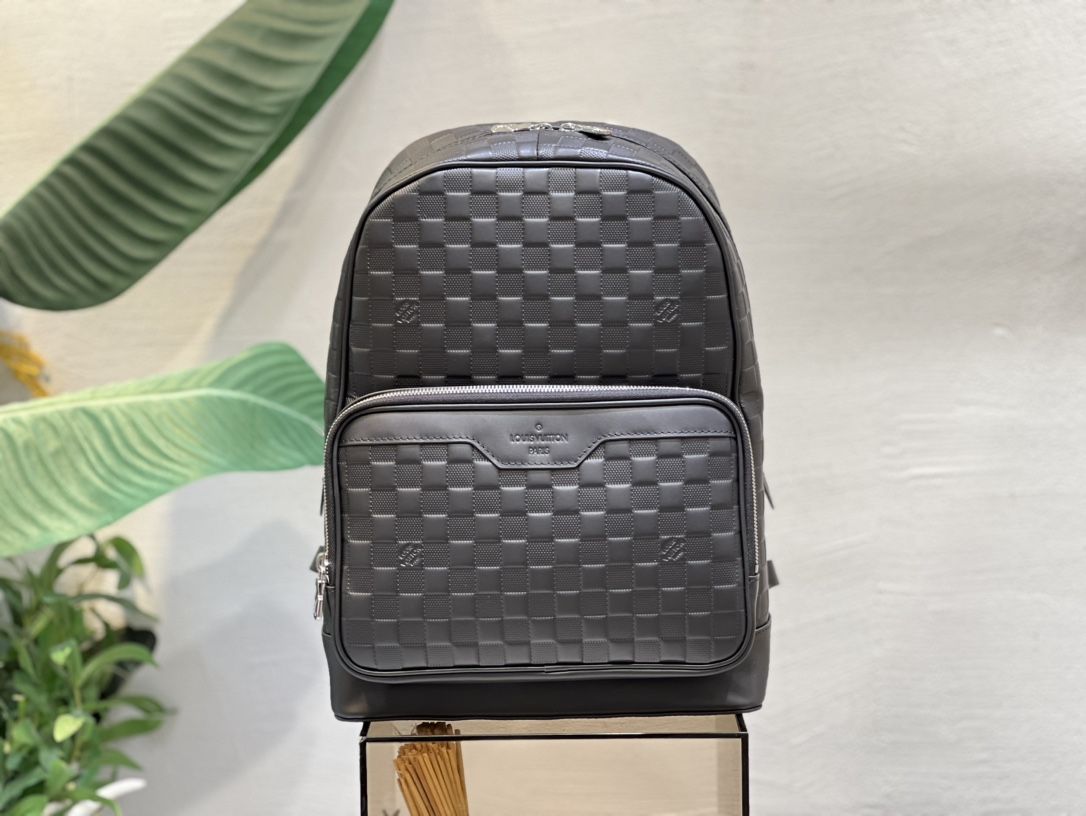 This Campus Backpack is crafted from Damier Infini leather embossed with - Bag