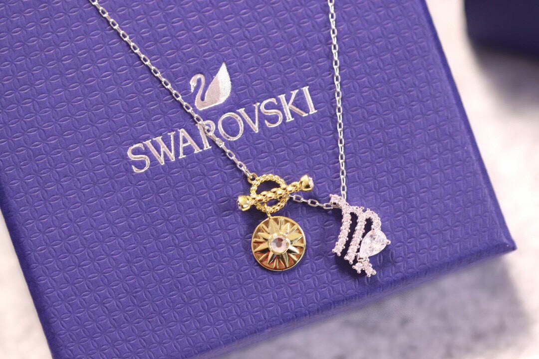  Swarovski  处女座守护神锁骨项链

这款施华洛世奇链坠是以星座的符号为灵感。其时尚十足的星座