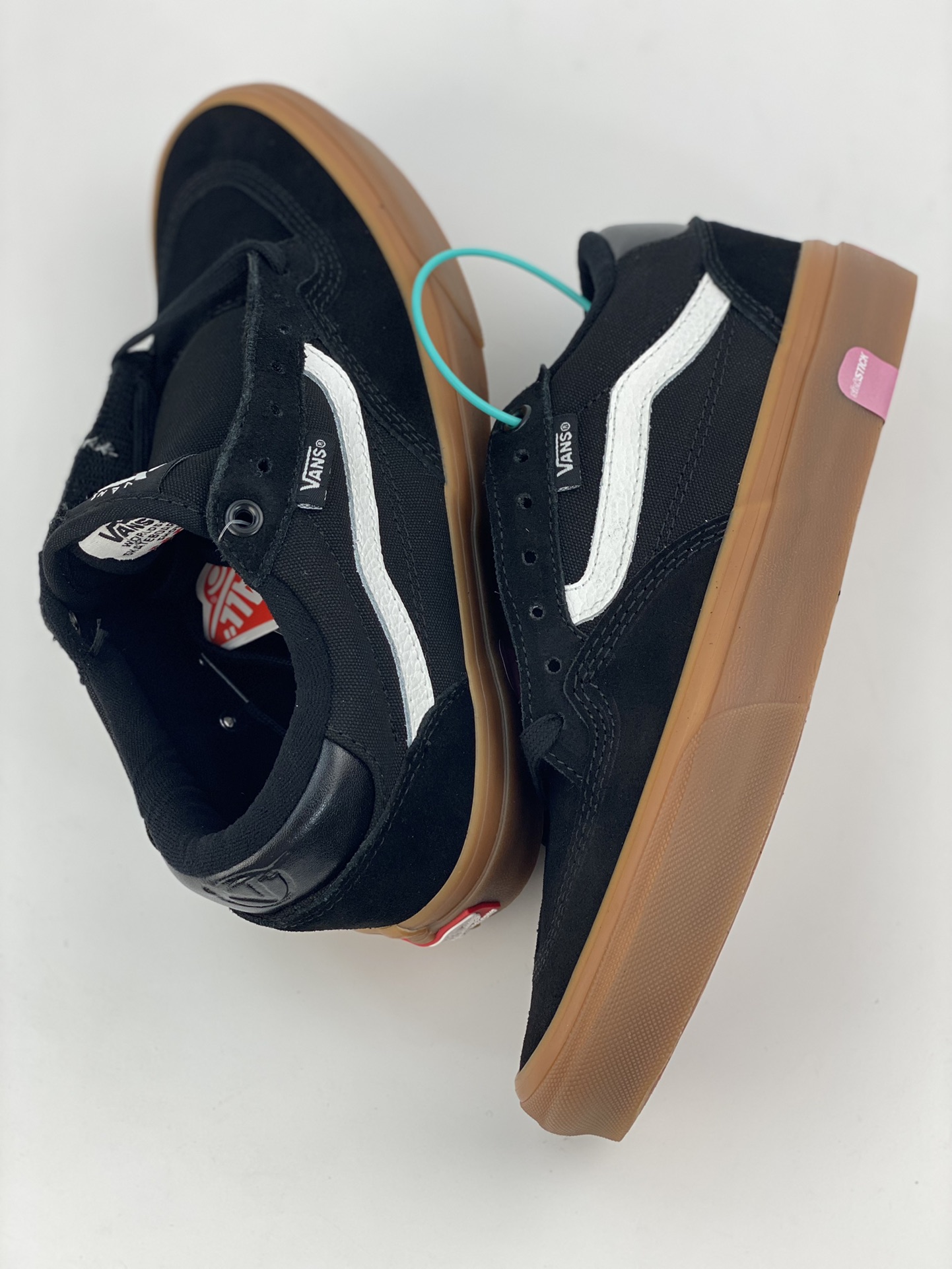 Vans Vans Rowan Pro black warrior raw rubber sole suede retro low-top sneakers