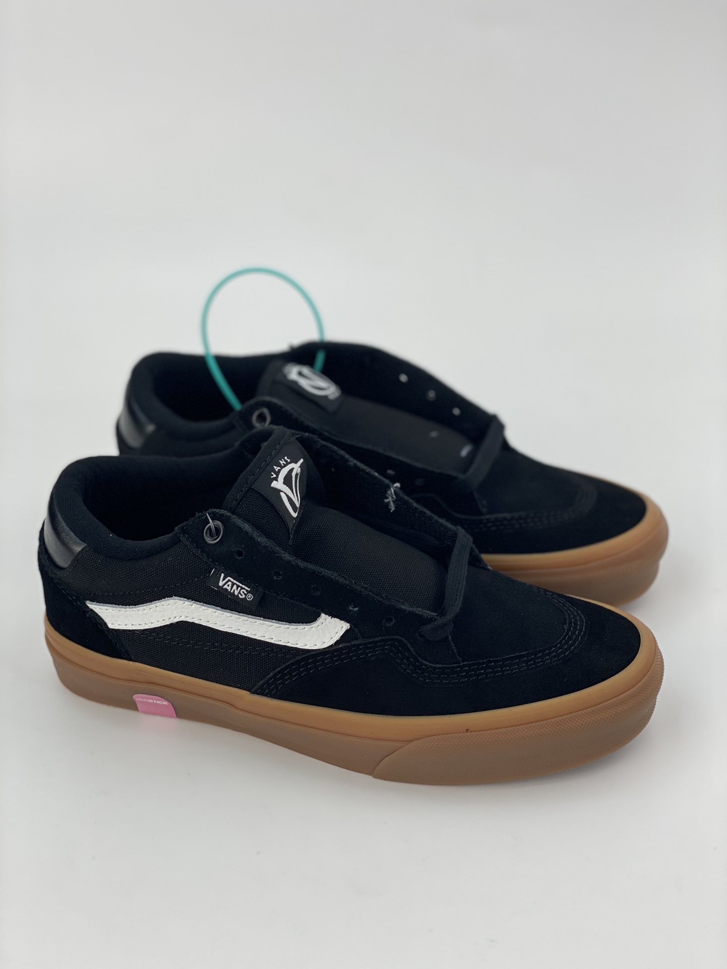 Vans Vans Rowan Pro black warrior raw rubber sole suede retro low-top sneakers