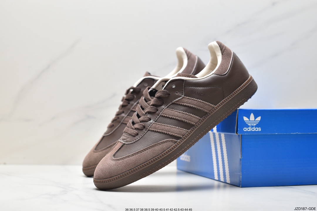 Adidas Clover Originals Samba Vegan OG Samba dance shoes FZ5602