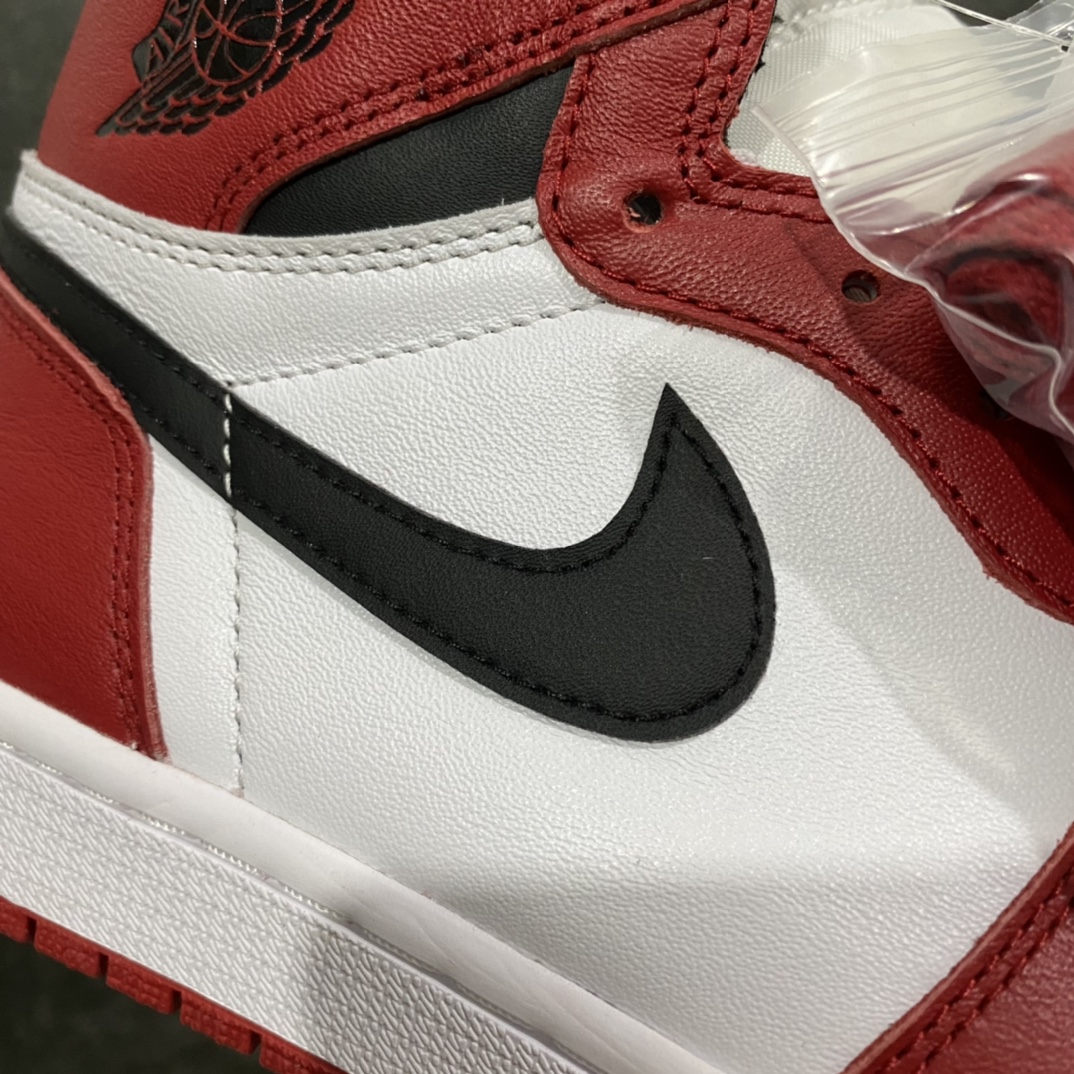 图片[4]-【JS纯原】Air Jordan 1 Retro AJ1芝加哥高帮555088-101n原鞋原楦头纸板开发n鞋型后跟收腰弧度完美 原厂Prime Asia皮料打造正确鞋垫背胶 飞翼3D高频深度立体高价零售首选版本 尺码：40-47.5-莆田鞋批发中心