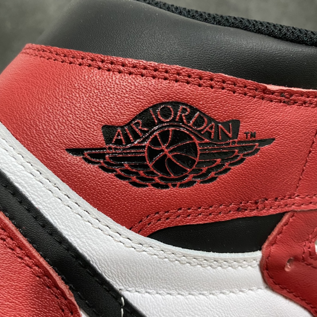 图片[3]-【JS纯原】Air Jordan 1 Retro AJ1芝加哥高帮555088-101n原鞋原楦头纸板开发n鞋型后跟收腰弧度完美 原厂Prime Asia皮料打造正确鞋垫背胶 飞翼3D高频深度立体高价零售首选版本 尺码：40-47.5-莆田鞋批发中心