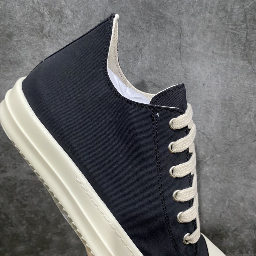 [G version produced in Dongguan] RO Owens Rickowens main line classic shell toe style ”black silk surface”