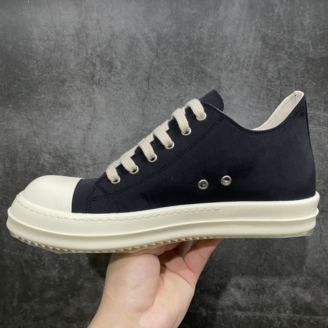 [G version produced in Dongguan] RO Owens Rickowens main line classic shell toe style ”black silk surface”