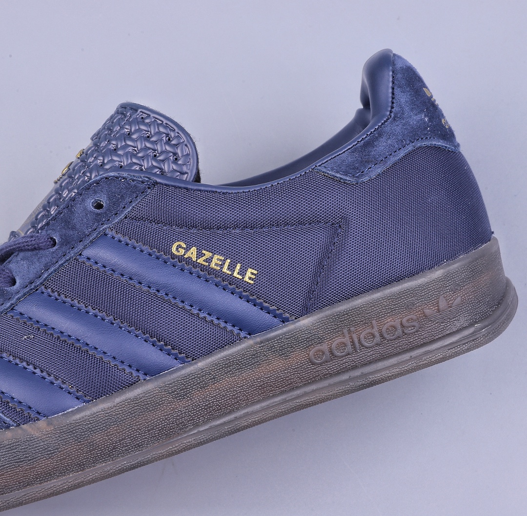 Adidas Originals Gazelle Indoor clover retro casual non-slip wear-resistant low-cut sneakers HO6271