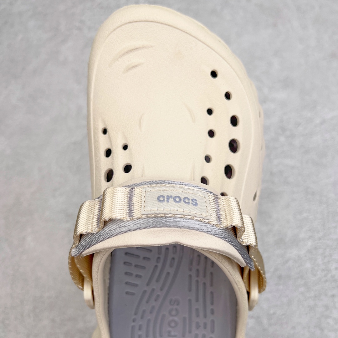 图片[4]-零售💰190 ＃DG莞产 Crocs Realtree 卡骆驰波波运动沙滩洞洞拖鞋凉鞋 超强LiteRide科技缓震鞋垫加持 官方2023最新款 透明防水袋包装 注意配件需单独购买 超轻Croslite专利材料打造 鞋面更加耐用易清洗 该鞋款轻盈舒适 2002年 经典克骆格诞生 秉承外形简单 穿着舒适的初衷 不断为消费者带来舒适的穿着体验 穿出“趣”味 鞋面洞洞可搭彰显个性的智必星 一鞋两穿 可调节式后跟带增添鞋身的稳固性能 放前面变成愜意舒适的凉拖 放后面行走跑跳更加稳妥 Croslite ™材料 封闭式细胞树脂 能够在体温作用下自动变形以适应脚部形状 涉水性优秀的同时易于清洁 抓地力强 不易打滑 Crocs的核心理念：轻便 灵活 全方位的舒适感 同步官方尺码：M4（36-37） M5（37-38）M6（38-39）M7（39-40）M8（41-42）M9（42-43）M10（43-44）M11（45-46） 编码：by1936090-运动鞋