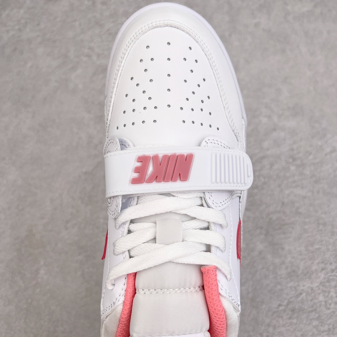 图片[4]-💰220 ＃KZ神版 Air Jordan Legacy AJ312 Low 低帮复古篮球鞋 白粉 FN3407-161 市场最强独一档产物 全套原纸板楦头开发 原厂大底磨具加持立体防滑纹理 原档数据后跟TPU子母扣魔术贴 原装可视Air Sole气垫 原汁原味最完美的312代版型 唯一正确鞋头趴度弧度高度鞋身腰线 进口港宝加持 后跟自然饱满 全鞋荧光划线卡点 追求极致完美 每一双都是工艺品 多重QC质检 超越公司货的品控标准 实实在在的免检产品 鞋身采用了皮革材质打造 横跨鞋面的魔术贴十分吸睛 侧面的Swoosh Logo的一部分被鞋面遮挡了一部分 颇具玩味 魔术贴上标有NK标识 而鞋舌上是Jordan的经典红色飞翼Logo 后跟和鞋底均采用了AJ3的设计 后跟上同样也使用了经典的爆裂纹图案 SIZE：36 36.5 37.5 38 38.5 39 40 40.5 41 42 42.5 43 44 44.5 45 46 47.5 编码：by2936090-运动鞋