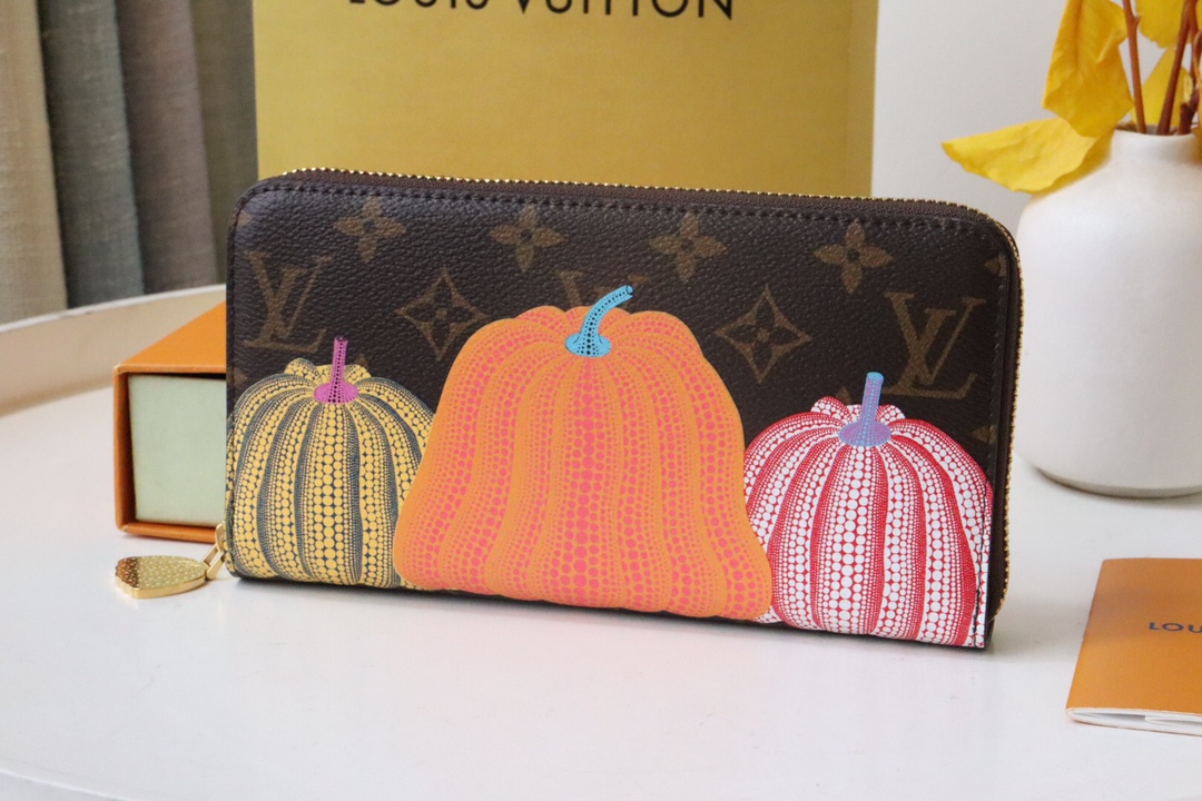 LV×YK Zippy Wallet南瓜款特别艺术品