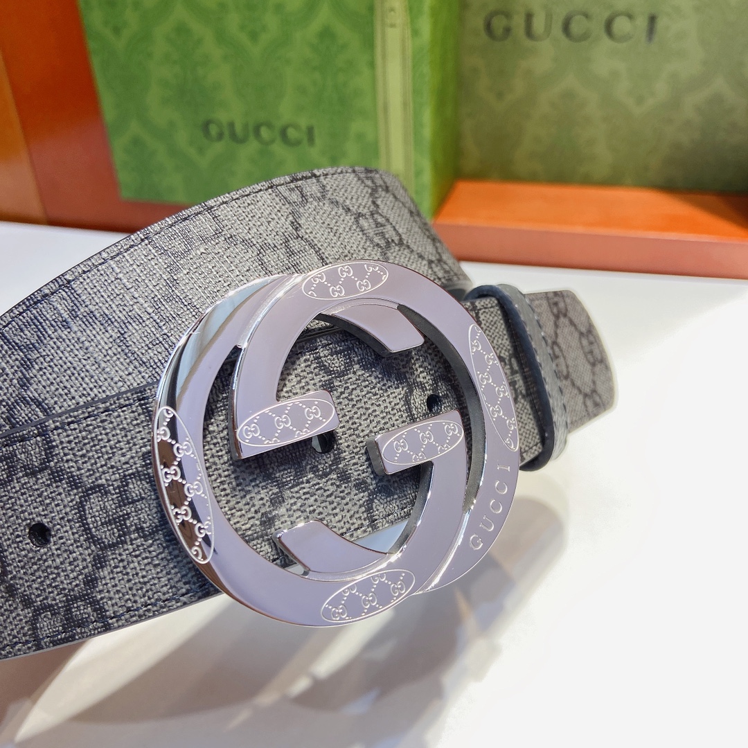 Gucci古奇经典款双面原厂面料搭配