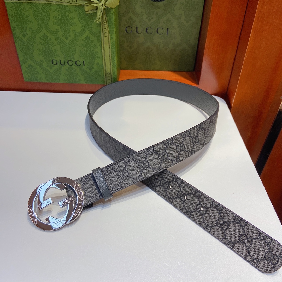 Gucci古奇经典款双面原厂面料搭配