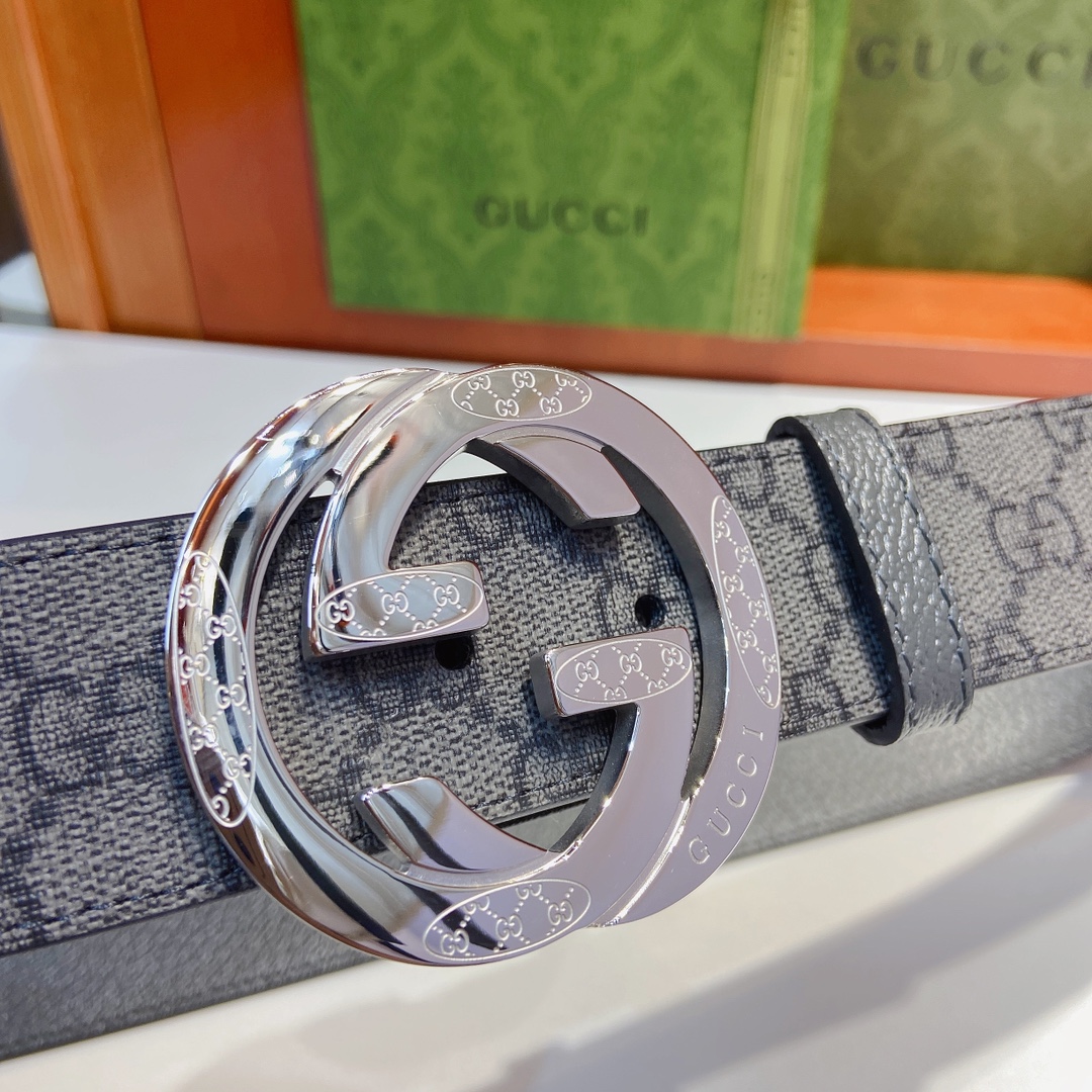 Gucci古奇经典款双面原厂面料搭配